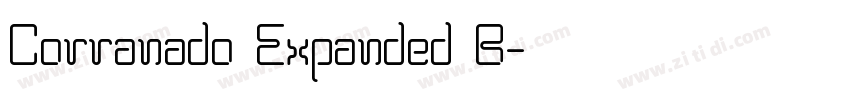 Corranado Expanded B字体转换